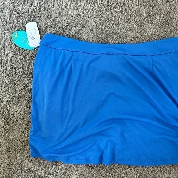 New women’s size large XL Greg Norman Collection Blue golf skirt - Picture 2 of 5